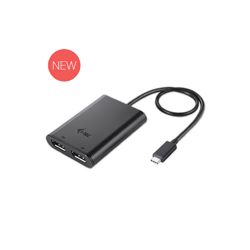 I-TEC USB C auf Dual DisplayPort VideoAdapter 2x Display (C31DUAL4KDP)