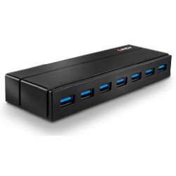 7-port USB Hub schwarz USB-A 3.0 (43228)