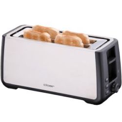 Toaster 3579 Edelstahl-Schwarz (3579)
