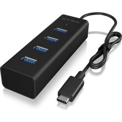 Hub  4-Port IcyBox USB 3.0 IB-HUB1409-C3 USB 3.0 Type- (IB-HUB1409-C3)