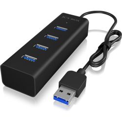 ICY BOX IB-Hub1409-U3 4 Port USB 3.0 Hub unterstuetzt Datenueb (60255)