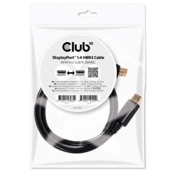 Club3D DisplayPort-Kabel 1.4 HBR3 32,4Gb/s   1m 8K60Hz St/S (CAC-2067)