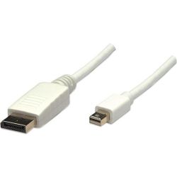Kabel MANHATTAN DisplayPort-St. > DisplayPort-St. 2,0m [wh] (324748)