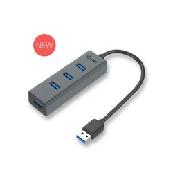 I-TEC USB 3.0 Metal HUB 4 port ohne Netzteil ideal fue (U3HUBMETAL403)