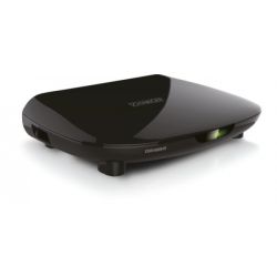 Schwaiger DVB-S2 Receiver mit USB-Anschluss, FTA, schwarz (DSR400HD)
