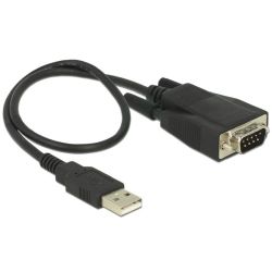 DELOCK Adapter USB Type-A -> Seriell RS232 DB9-St ESD  35cm (62958)