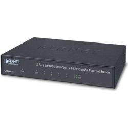 PLANET 5-Port 10/100/1000T +1-Port 1000X SFP Gigabit Switch (GSD-603F)