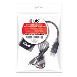 Club 3D MST Hub DP 1.2 Dual Monitor USB Powered (CSV-6200)