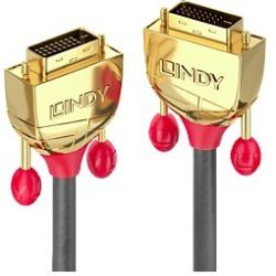 Lindy 20m DVI-D Dual Link Kabel, Gold Line (36208)