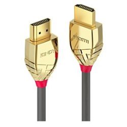 Gold Line Kabel HDMI-A Stecker zu HDMI-A Stecker 10m grau (37866)