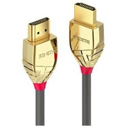 Gold Line Kabel HDMI-A Stecker zu HDMI-A Stecker 15m grau (37867)