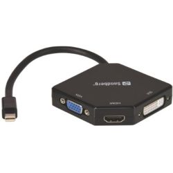 Adapter MiniDP>HDMI+DVI+VGA (509-12)