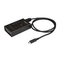 STARTECH.COM USB Hub 4 Port - Metall - USB-C zu 3x USB-A (HB30C3A1CST)