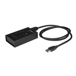 STARTECH.COM 4 Port USB Hub - Metall - USB-A zu 3x USB-A (HB30A3A1CST)