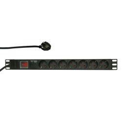 LogiLink LogiLink Steckdosenleiste 19 7fach mit An/Aus Schalter (PDU7C01)