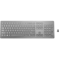 Wireless Premium Keyboard Tastatur silber/grau (Z9N41AA-ABD)