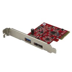 STARTECH.COM USB 3.1 PCIe-Karte - 2 Anschlusse - 1 x US (PEXUSB311A1E)