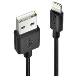 0.5m USB an Lightning Kabel, schwarz (31319)