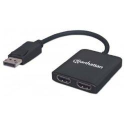 DisplayPort auf 2-Port HDMI-Splitter-Hub mit MST (152716)