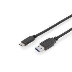 USB C KAB. C/ST<>A/ST 1m V 3.1 (AK-300146-010-S)