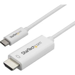 STARTECH.COM 2m USB-C auf HDMI Kabel - 4K bei 60Hz - Wei (CDP2HD2MWNL)
