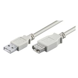 USB2.0 HIS CAB A-A M/F GREY (7200297)