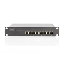 DIGITUS 25,4cm 10Zoll 8-Port Gigabit Ethernet Switch 8 x 10 (DN-80114)