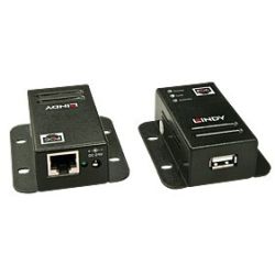 LINDY USB 2.0 Cat.5 Extender 50m Power over RJ45 1 Port (42680)