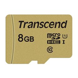 500S R95/W60 microSDHC 8GB Speicherkarte UHS-I U1 (TS8GUSD500S)