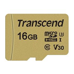 500S R95/W60 microSDHC Speicherkarte UHS-I U1 (TS16GUSD500S)