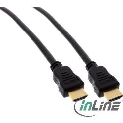 InLine HDMI Kabel,High Speed Ethernet,St/St,schwar (17502P)