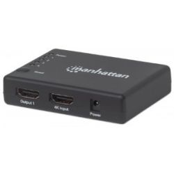 Manhattan 4K 4-Port HDMI-Splitter 4K@30Hz Netzteil schwarz (207706)