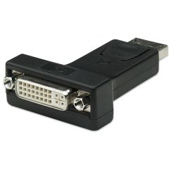 Techly Adapter - DisplayPort Stecker auf DVI-I 24+5 Bu (IADAP-DSP-229)