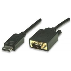 Techly DisplayPort auf VGA Kabel schwarz 1,8m (ICOC-DSP-V-018)