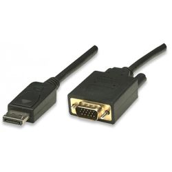 Techly DisplayPort auf VGA Kabel schwarz 3m (ICOC-DSP-V-030)