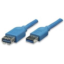 Techly USB3.0 Verlängerungskabel Stecker/Buchse T (ICOC-U3-AA-005-EX)