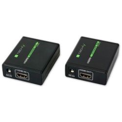 Techly HDMI Extender über Netzwerkkabel Cat5e/6, 60m (IDATA-EXT-E70)