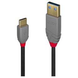 1m USB 2.0  Typ A an C Kabel, Anthra Line (36886)