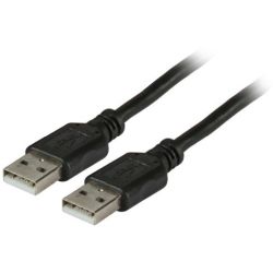 USB2.0 Anschlusskabel A-A, St.-St., 1,0m, schwarz, Classic (K5253SW.1)