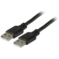 USB2.0 Anschlusskabel A-A, St.-St., 5,0m, schwarz, Classic (K5253SW.5)