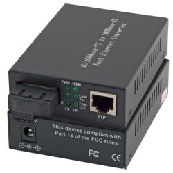 Media Konverter RJ45-STP/SC 1310nm/10km, Fast Ethernet, SM (EL025V2)