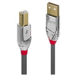 1m USB 2.0 Typ A an B Kabel, Cromo® Line (36641)