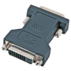 EFB DVI-VGA Adapter, 2x DVI-D 24+1, Bu.-Bu., schwarz (EB464)