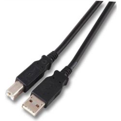 USB2.0 Anschlusskabel A-B, St.-St., 0,5m, schwarz, Class (K5255SW.0,5)