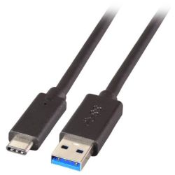 USB3.1 Anschlusskabel A-C, St.-St., 0,5m, schwarz, Premi (K5282SW.0,5)