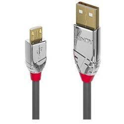 0,5m USB 2.0 Typ A an Micro-B Kabel, Cromo® Line (36650)