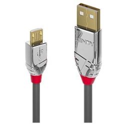 2m USB 2.0 Typ A an Micro-B Kabel, CromoÂ® Line (36652)