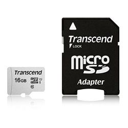 300S R95/W45 microSDHC 16GB Speicherkarte UHS-I U1 (TS16GUSD300S-A)
