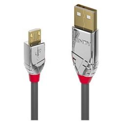 1m USB 2.0 Typ A an Micro-B Kabel, Cromo Line (36651)