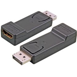 DisplayPort Adapter,DisplayPort auf HDMI-A,St.-Bu.,schwarz (EB484)